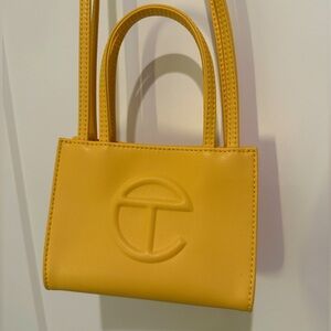 TELFAR Mustard Yellow Mini Shopper (NWOT) 💛
